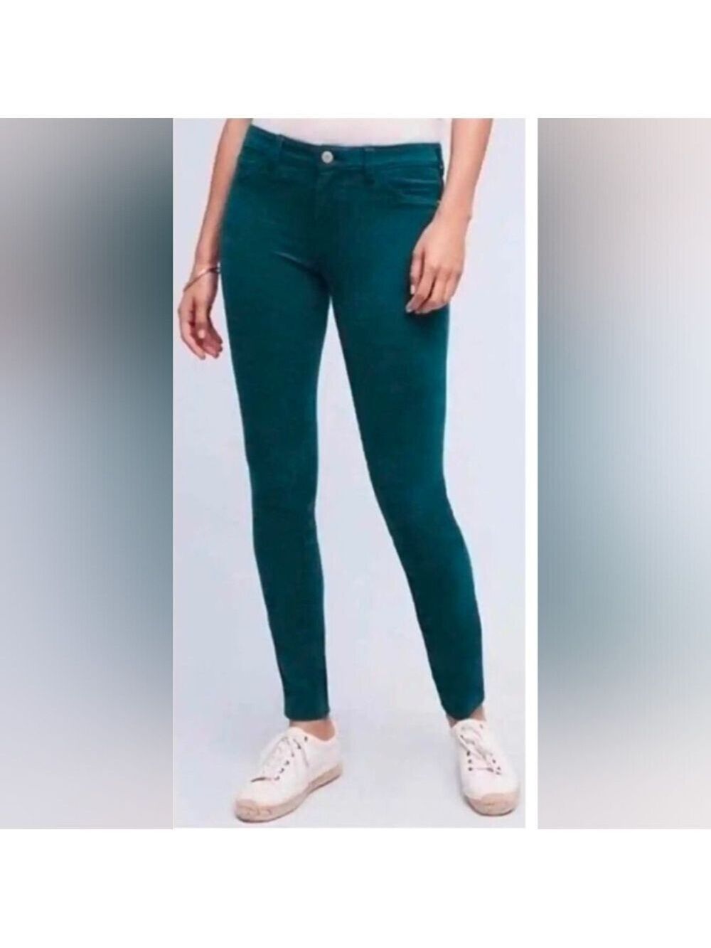 Pilcro And The Letterpress By Anthropologie Serif Teal Cords Size 28